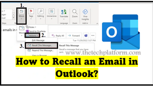 How to Recall an Email in Outlook