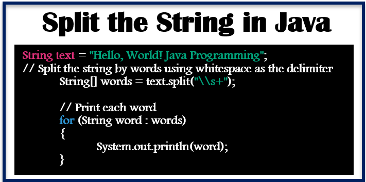 How to split string in java?