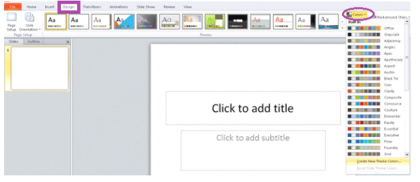 Create a custom theme using PowerPoint in SharePoint 2010