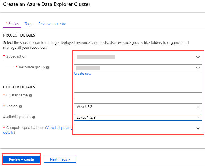 Quickstart: Create an Azure Data Explorer cluster and database
