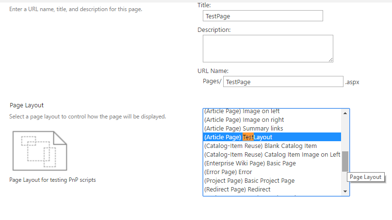 Working With Page Layouts On SharePoint Using PnP PowerShell