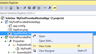 Creating Provider-Hosted App in Office 365 and Azure Using VS 2013: Part 3