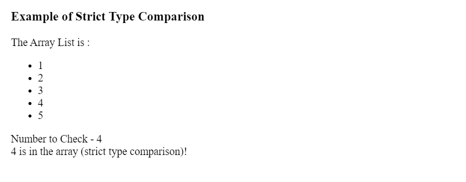 PHP in_array function - strict type comparison