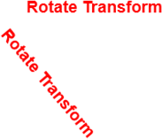 Silverlight Rotate Transform Example
