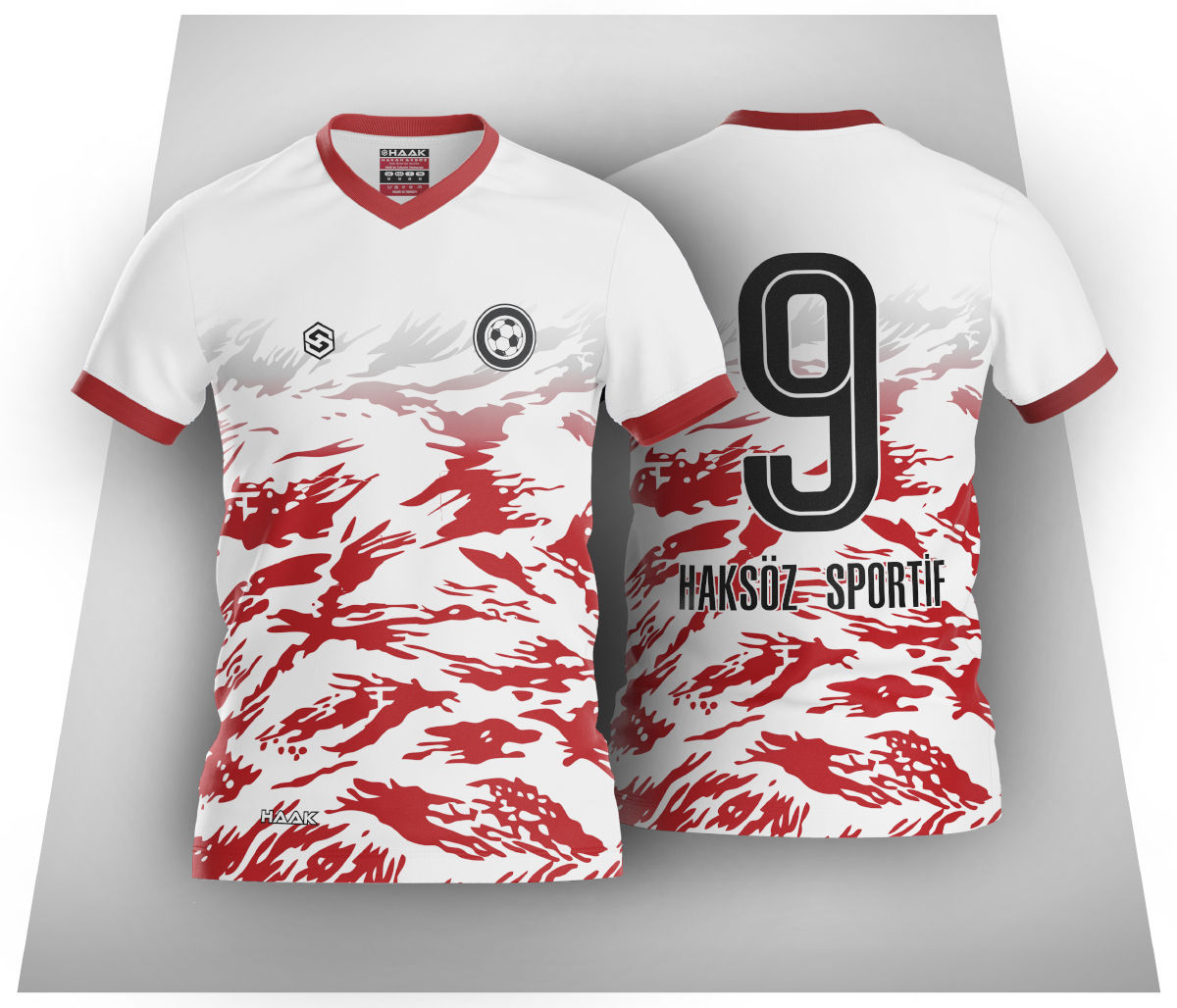 Комплект футбольного трикотажа специального дизайна с индивидуальной печатью FF007W