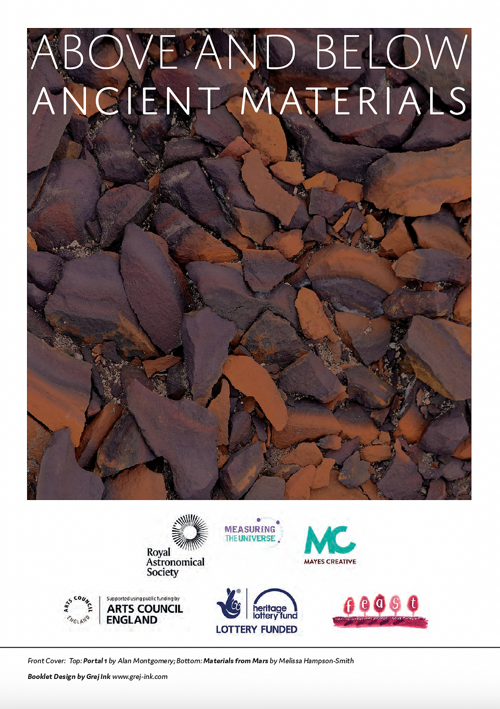 Above and Below: Ancient Materials Virtual Arts Science Residency Publication January 2022.