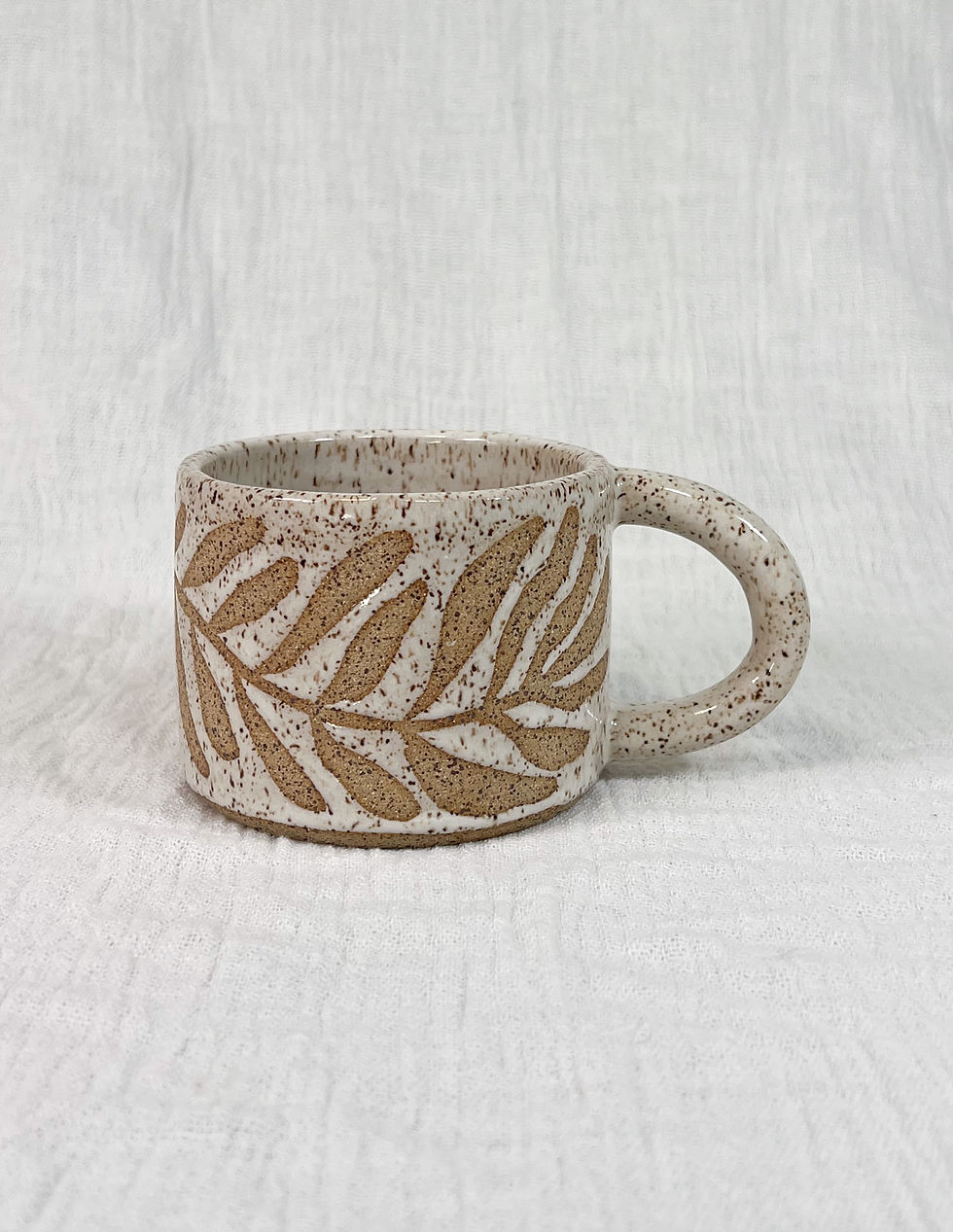 Speckled Leaves Mug - 12oz