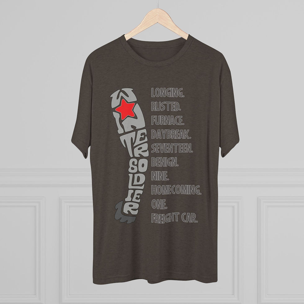 Thumbnail: The Winter Soldier Codewords Unisex Tri-Blend Crew Tee