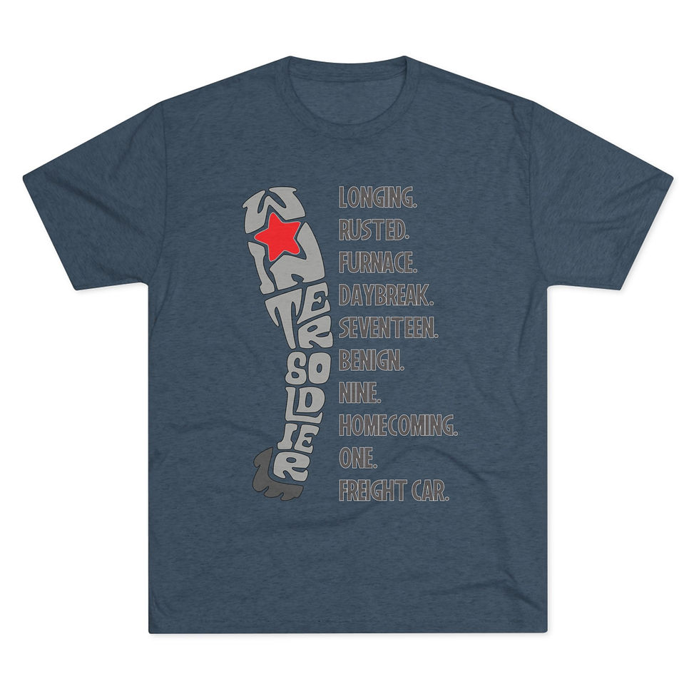 Thumbnail: The Winter Soldier Codewords Unisex Tri-Blend Crew Tee
