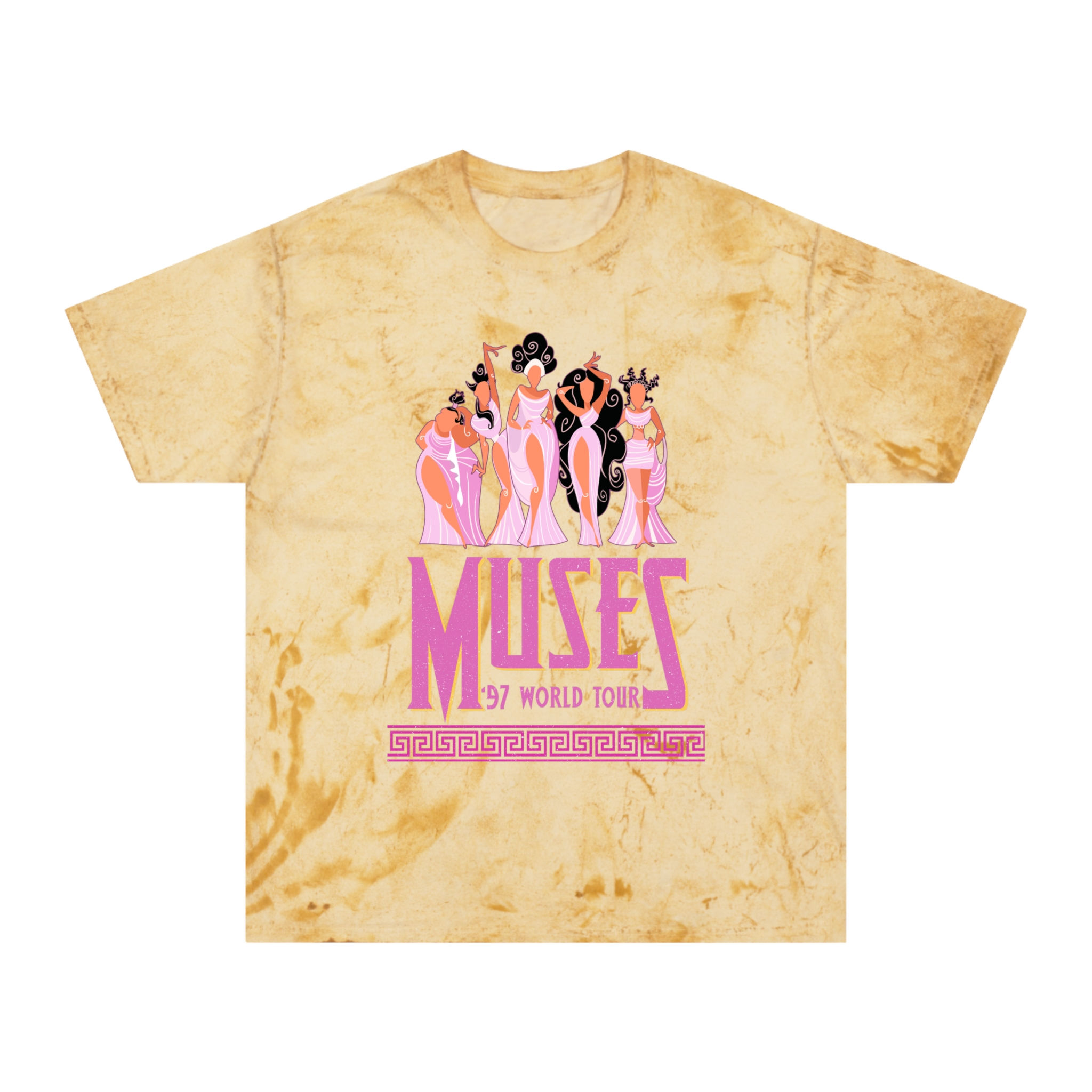 Muses Tour T‑Shirt — Retro Greek Goddess Band Tee
