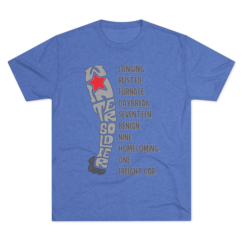 Thumbnail: The Winter Soldier Codewords Unisex Tri-Blend Crew Tee