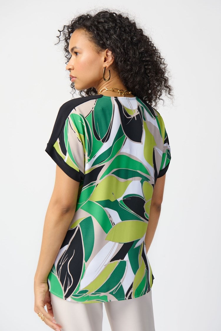 Thumbnail: Tropical Print Woven Top