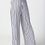 Thumbnail: Striped Silky Knit Wide-Leg Pants
