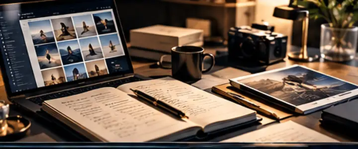 Content planning and creative direction workspace