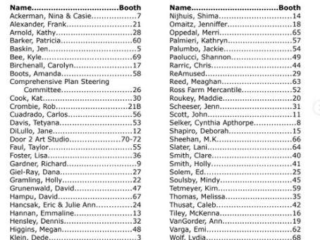 First Hudson mArt Sale