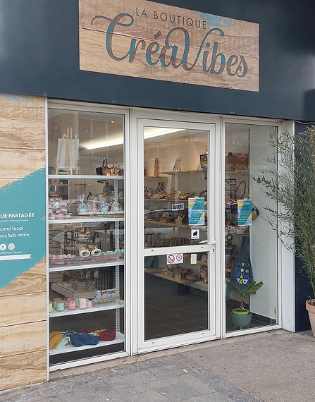 Devanture de la Boutique CréaVibes