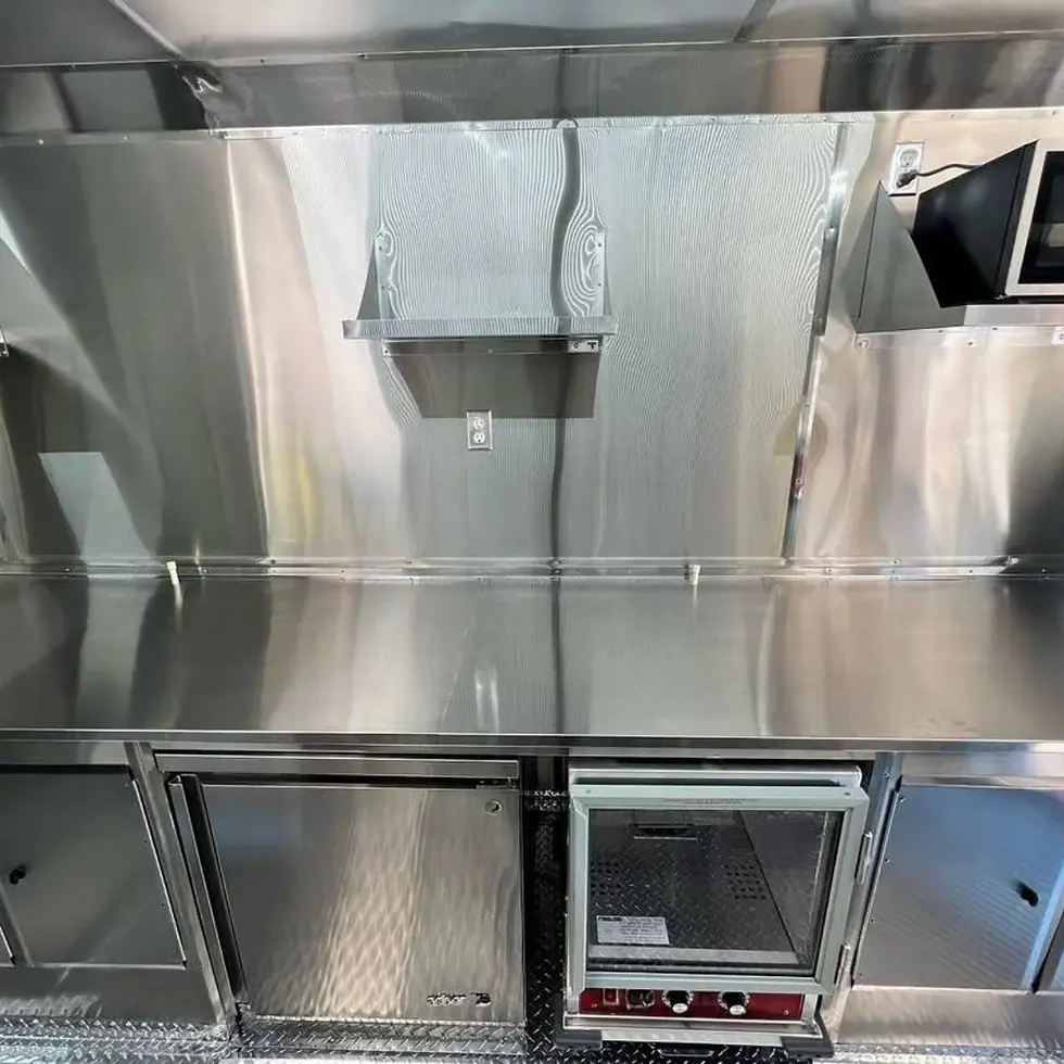 Thumbnail: Pink Mobile Food Trailer Concession Catering Truck Coffee Ice Cream Stand