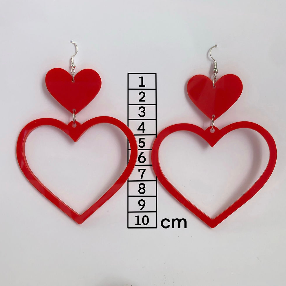 Miniatyrbild: VALENTINES Heart Earrings