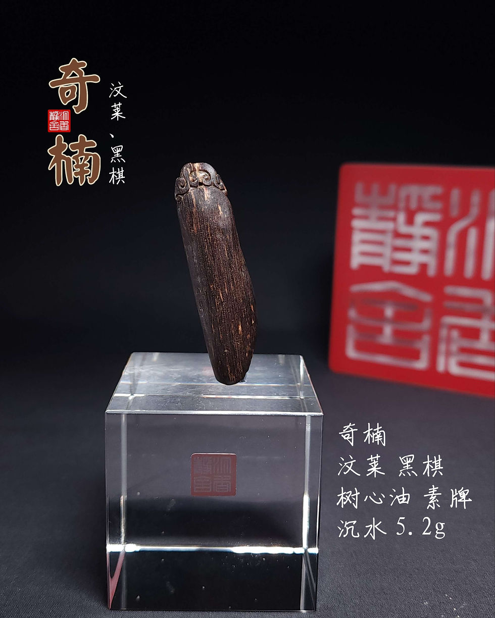 🇸🇬 奇楠、汶莱黑棋 素牌 沉水树心油