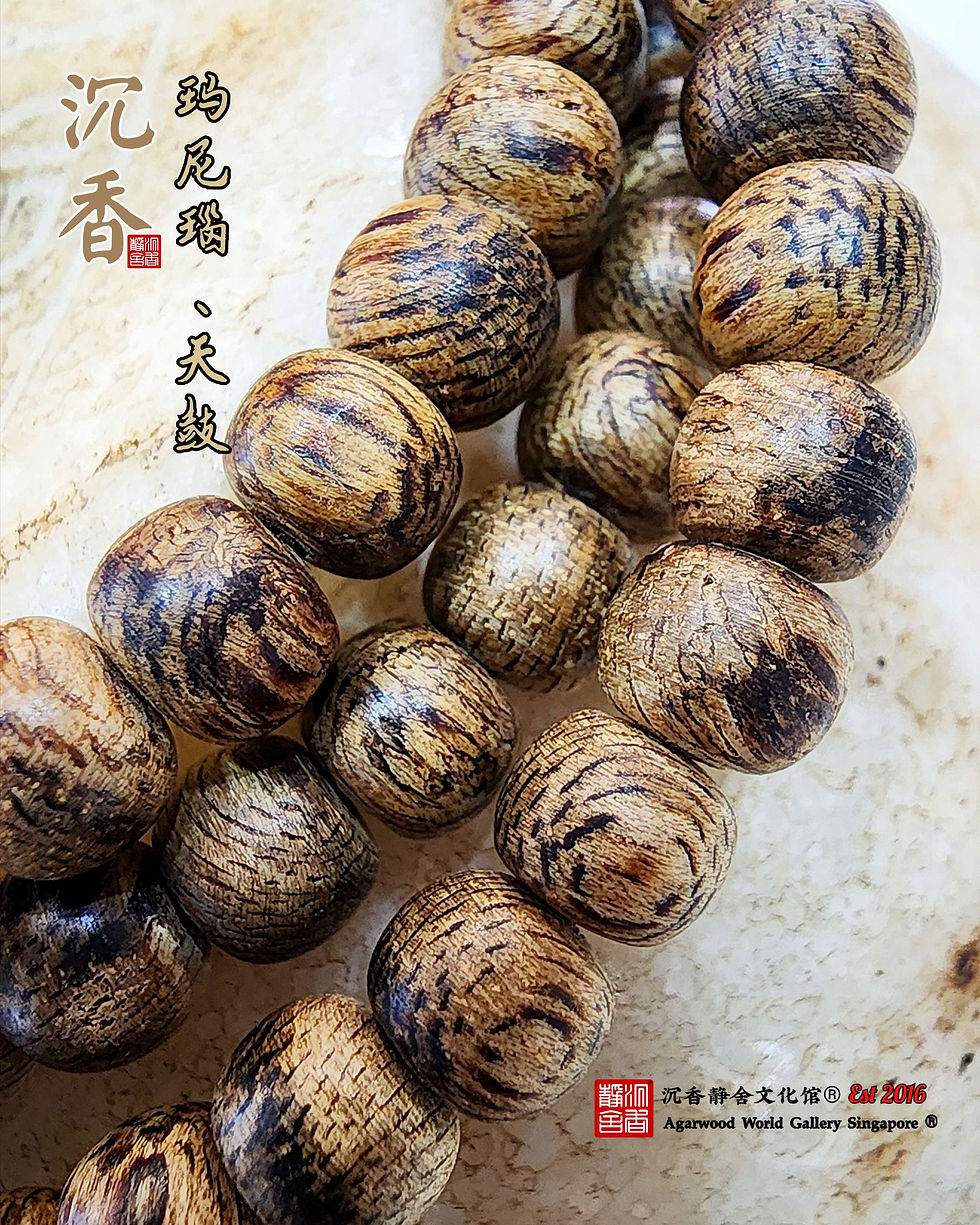 Thumbnail: 🇸🇬 沉香、玛尼瑙·天鼓 千层软丝 红油格