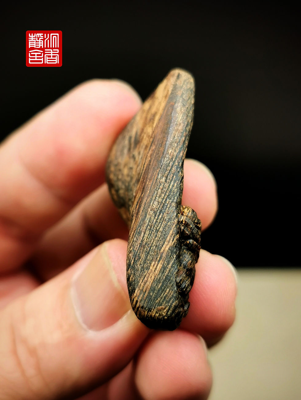 Thumbnail: 🌿招财貔貅吊坠 达拉干沉水老料 (奇韵香味) 6.3gram🌿