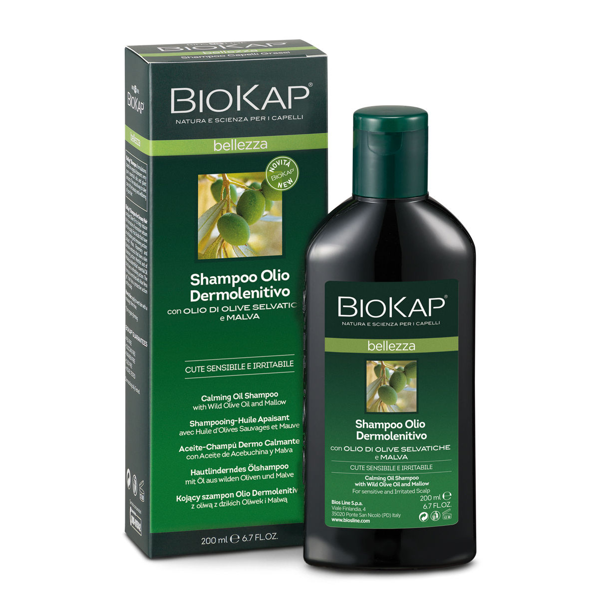 Biokap Shampoo Olio Dermolentivo