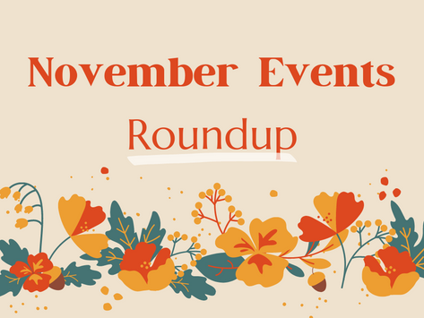 November 2021 Event Roundup