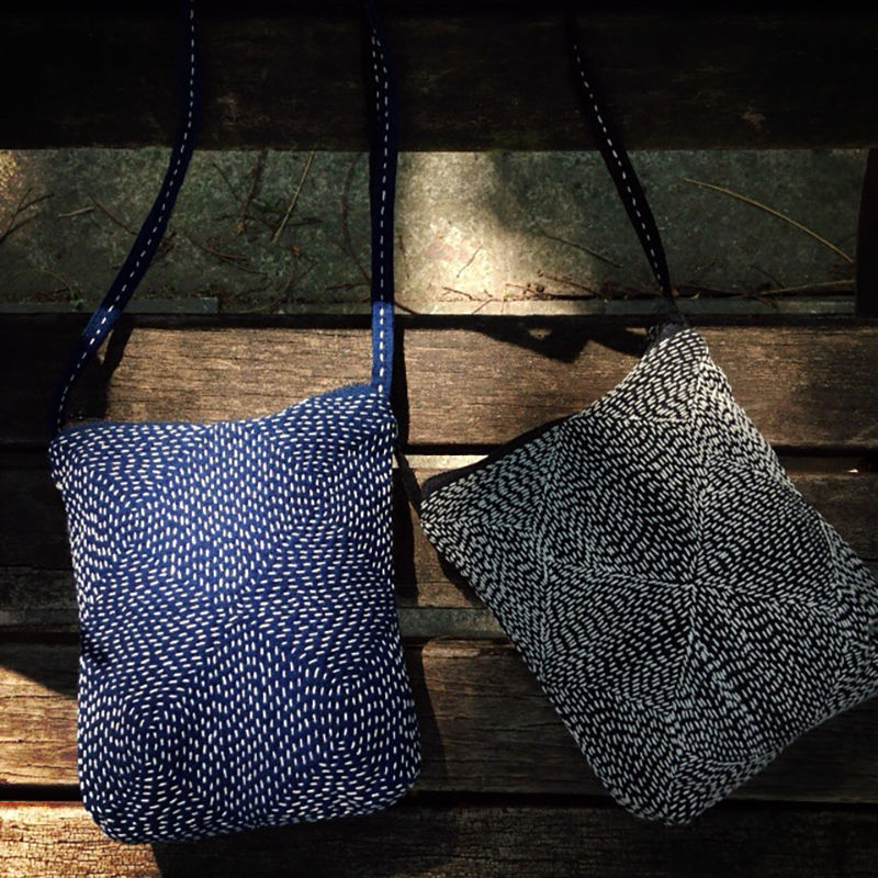 Thumbnail: SAMPLE SALE Boho Hand Embroidered Crossbody Bag