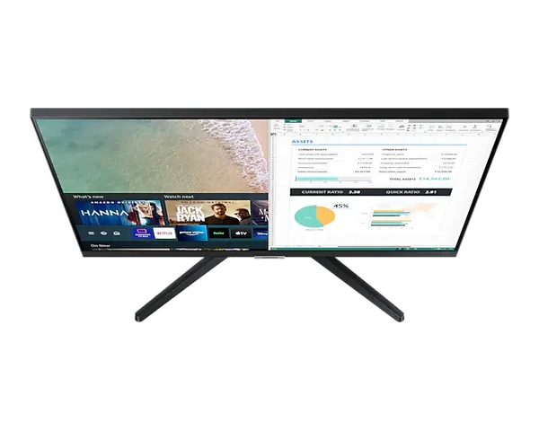 Thumbnail: Samsung 24'' Smart Monitor M50A Full HD With Speakers & Remote LS24AM506NUXXU