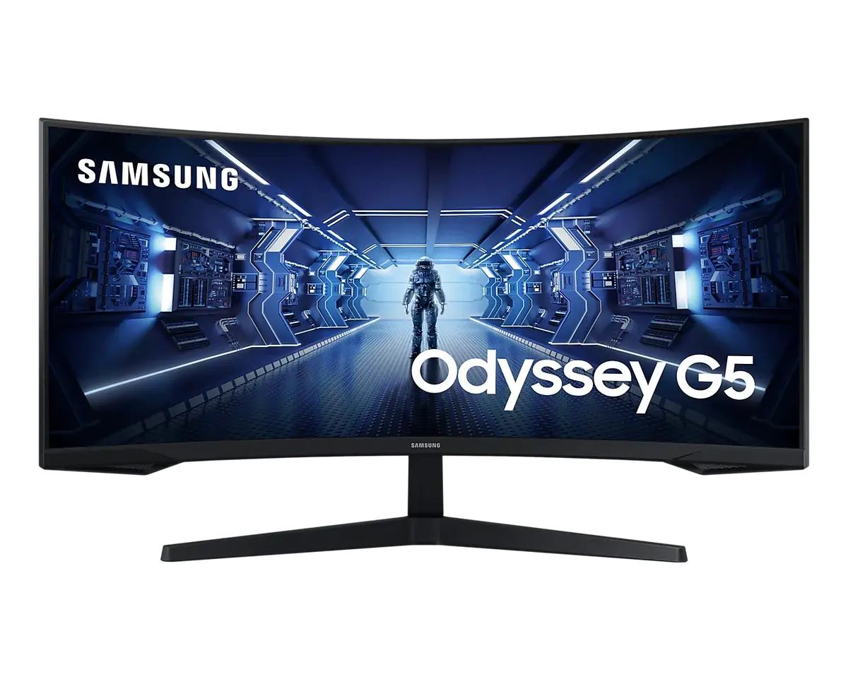 Samsung 34'' Curved Gaming Monitor 3440x1440 UWQHD 165Hz Odyssey LC34G55TWWPXXU