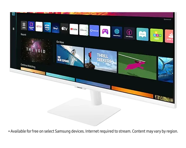 Thumbnail: Samsung Smart Monitor 32'' UHD USB-C LS32BM701UUXXU