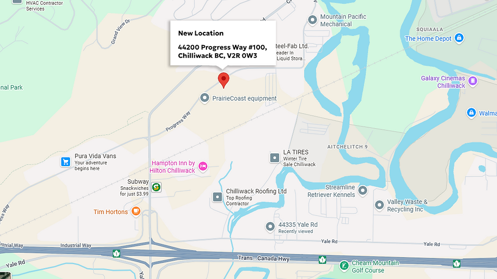 Sapphire Creative new head office in Chilliwack, now fully open as of January 2026