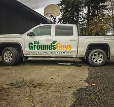 Full-color vinyl wrap on a company truck to enhance marketing impact