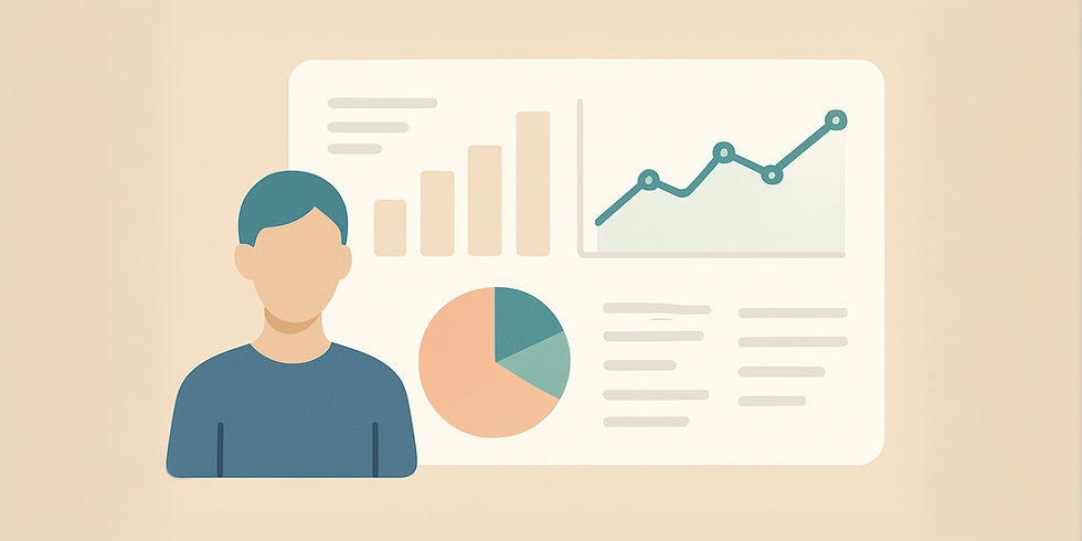 Charts and graphs illustrating how small businesses track branding success