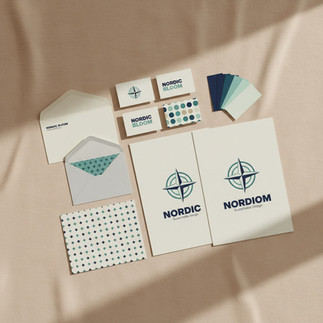 Example of consistent branding across digital and print assets