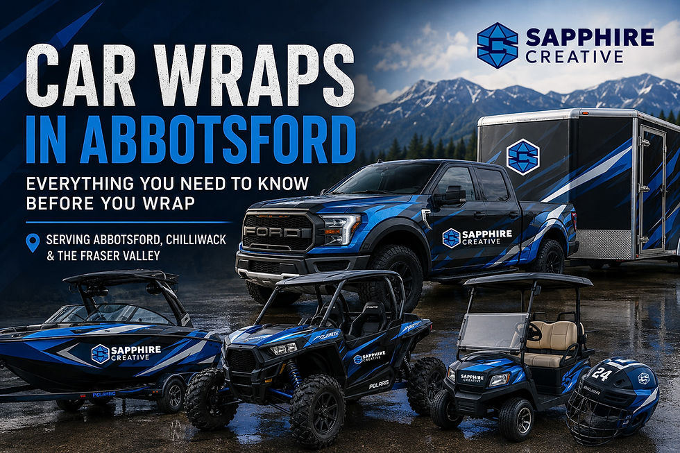 Car wraps in Abbotsford