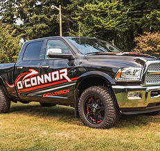 Custom full wrap for pickup truck