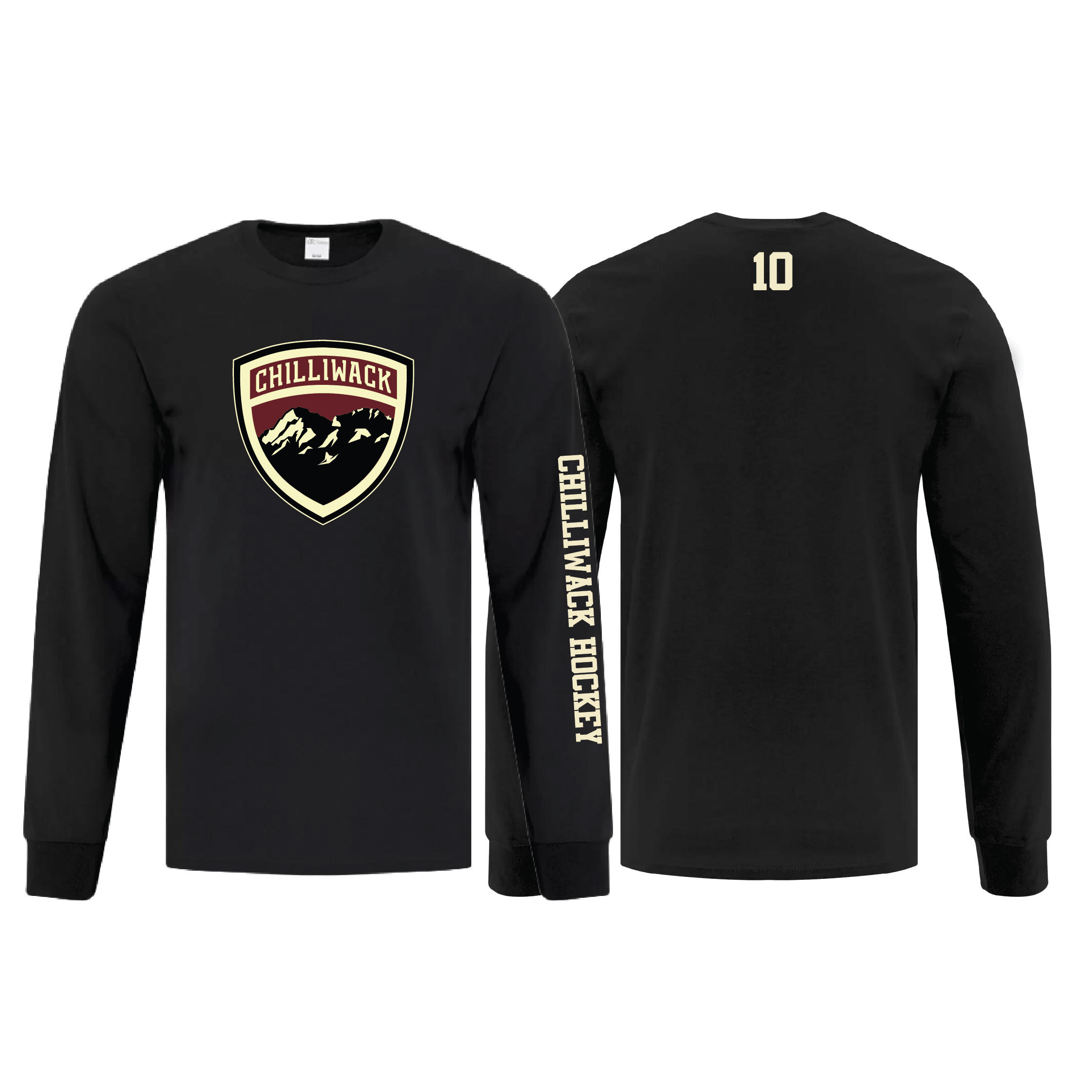Chilliwack Minor Hockey - Long Sleeve - Full Front (CMHA Crest) - YOUTH