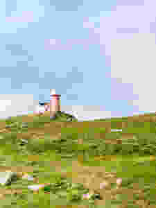 ferryland lighthouse on a sunny day in Newfoundland