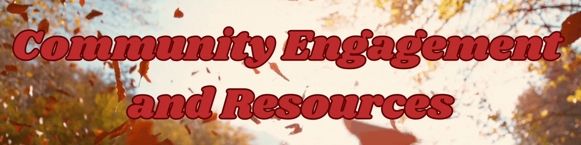 community events banner