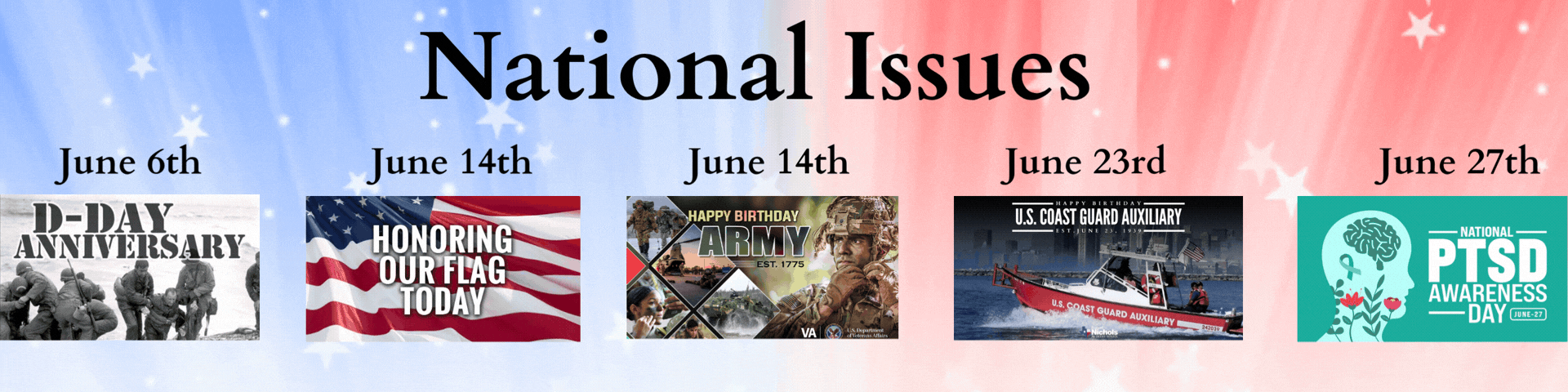Military Holidays June