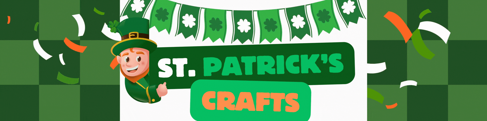happy st. patrick's day banner