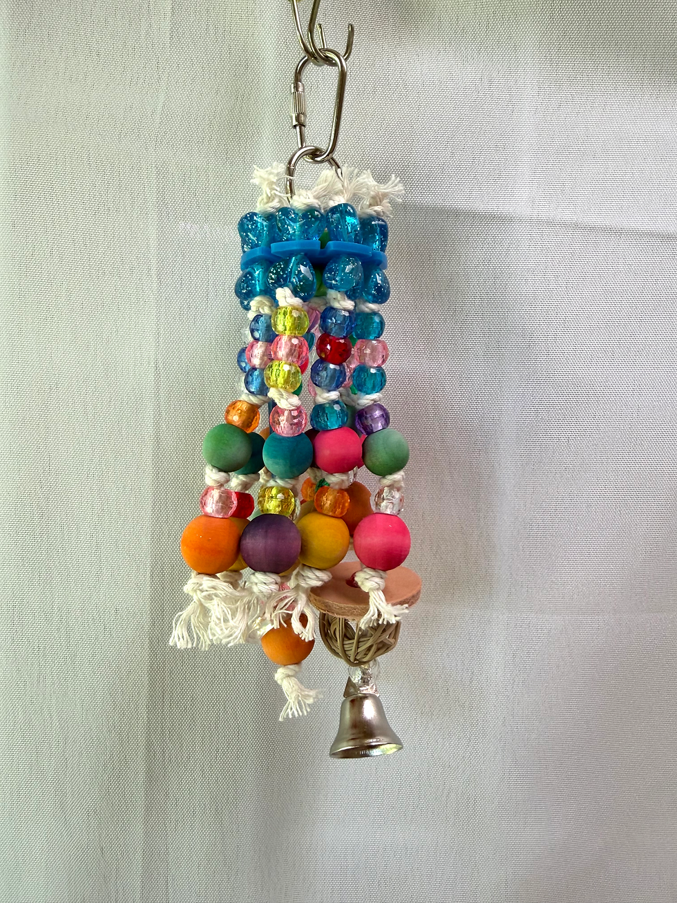 Thumbnail: Mini Spinner Bird Toy for Parrotlets, Parakeets, Small Birds 7-MSP0019