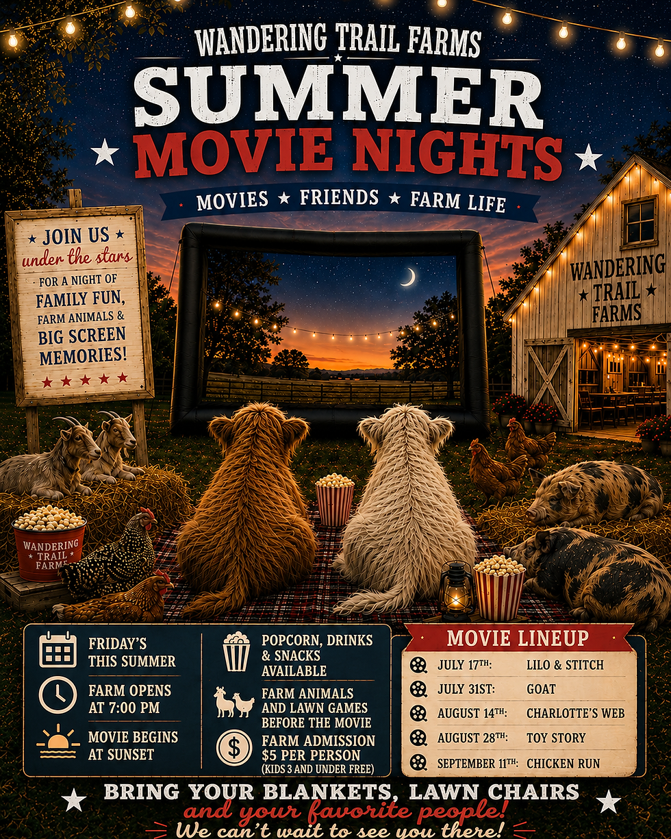 Farm Admission - FREE Movie Night - July 17th - Lilo & Stitch