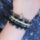 DIY paper bead bracelet set