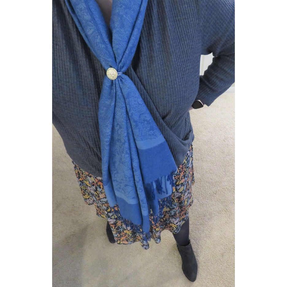 Plus size winter outfit idea for women over 40