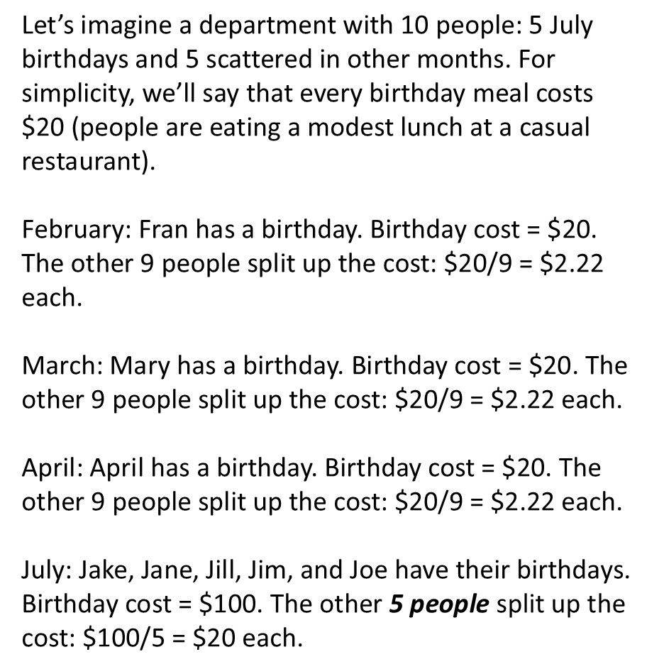 birthday meal math