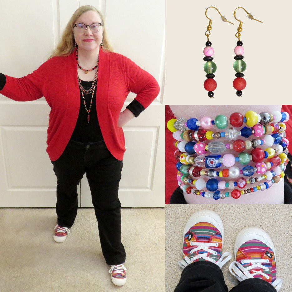Plus size outfit idea for women over 40