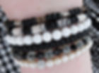 DIY paper bead bracelet set