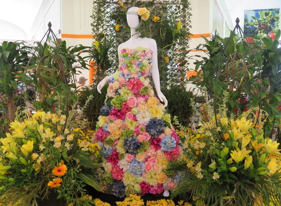 flower dress of many colors